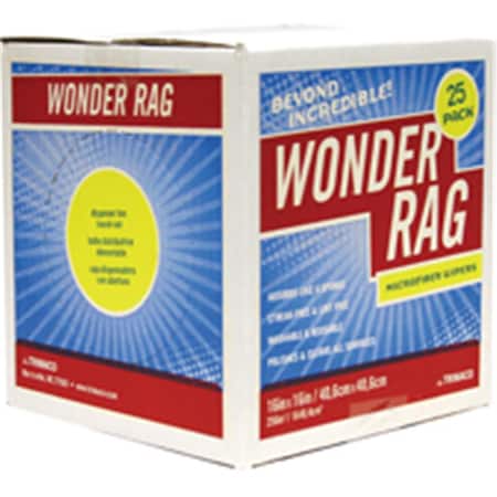 Trimaco 83625 Microfiber Wonder Rag 16 x 16 in. TR386256